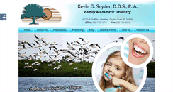 Desktop Screenshot of kevinsnyderdds.com